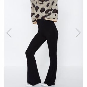 Nasty Gal We Flare You High Waisted Pants Size 6
